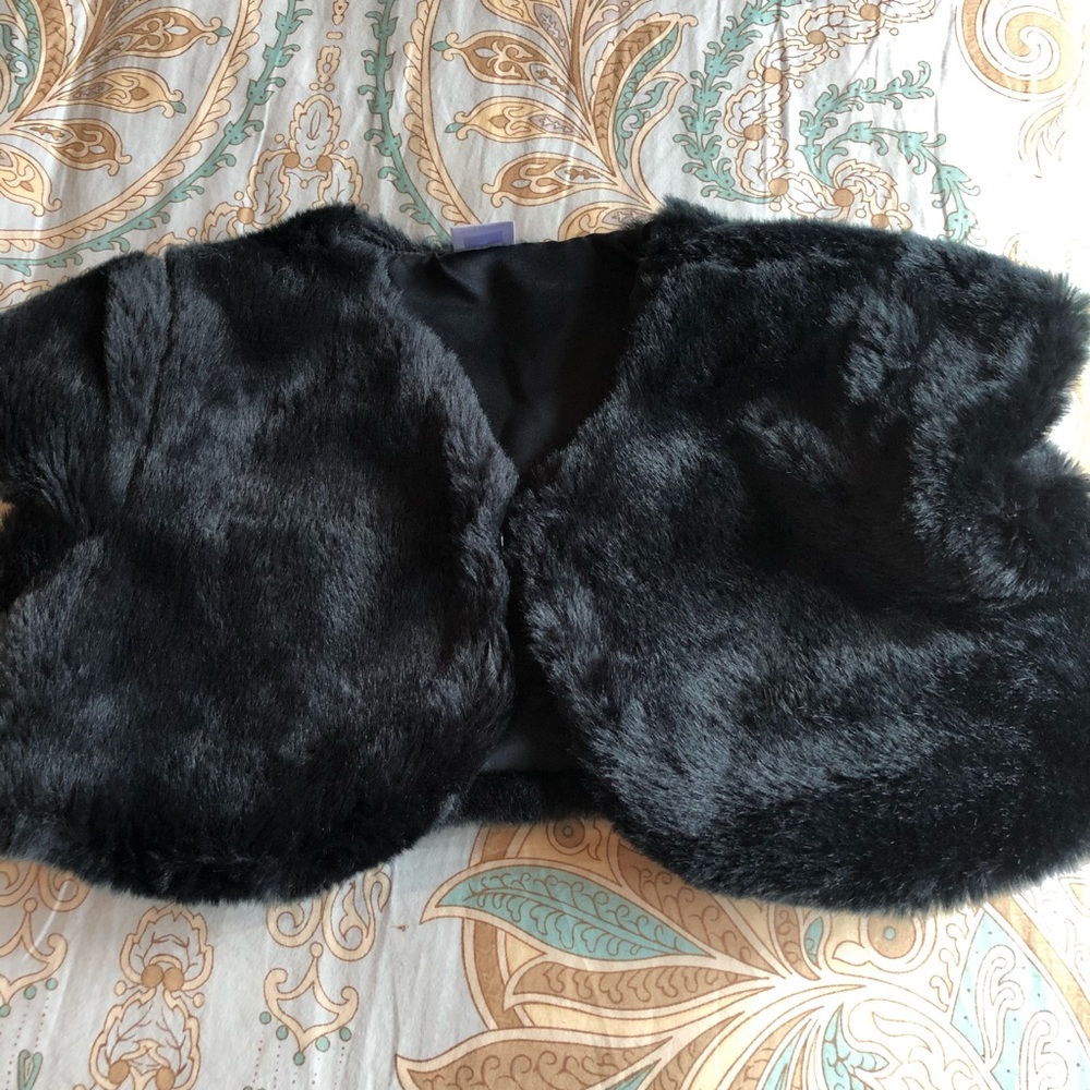 Girls Carters Faux Fur Shrug